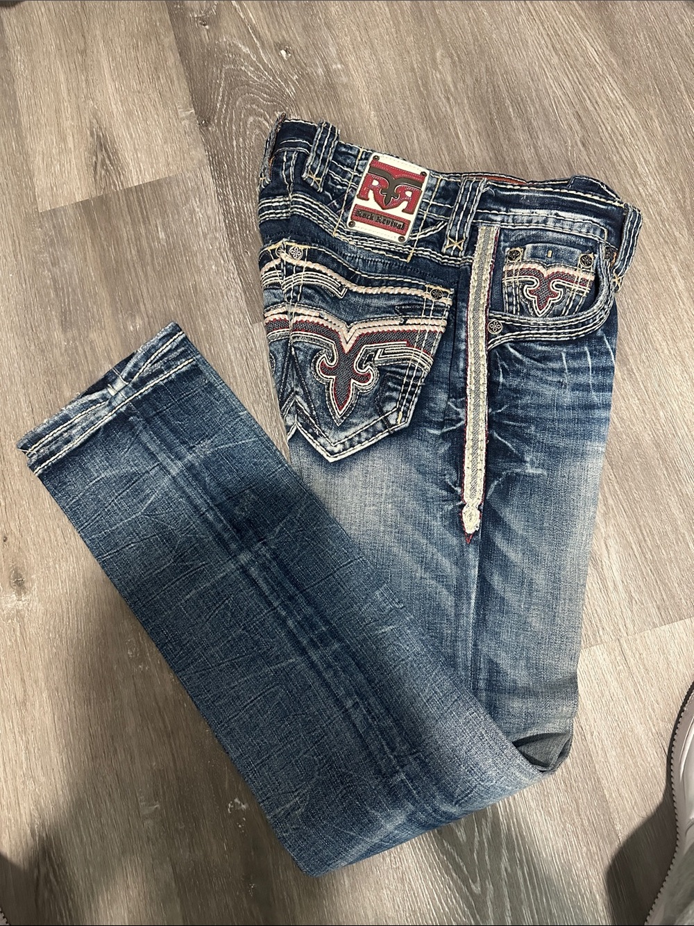Mens Rock Revival Jeans